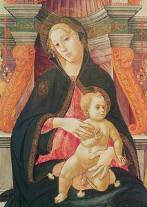 Detail van de Maagd en Kind